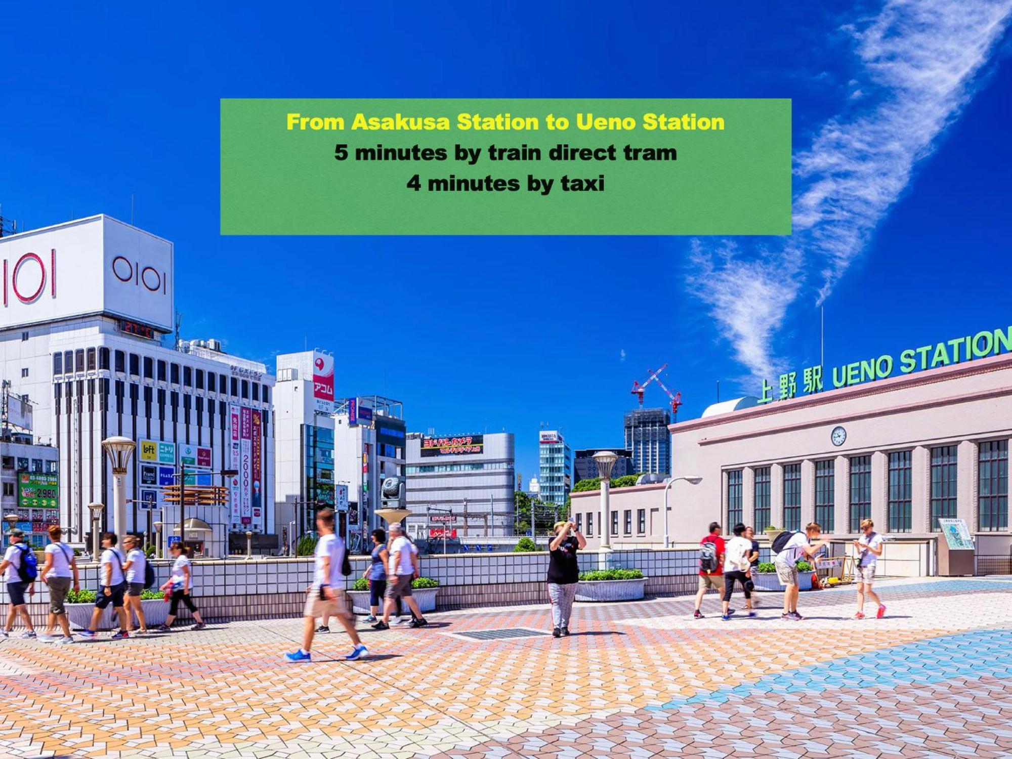 浅草寺3分 浅草駅6分 寝室+リビング2-4人 スカイツリービュー 駅近 成田空港&羽田空港直通 Appartement Tokio